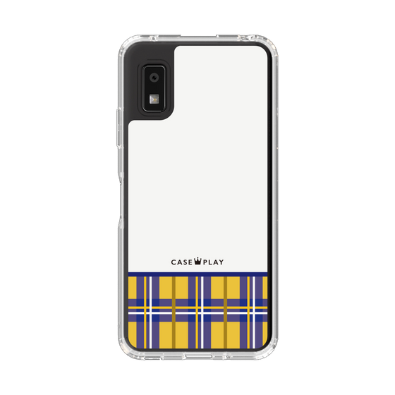Slim Protection Case［ CASEPLAY Tartan Check - Yellow ］