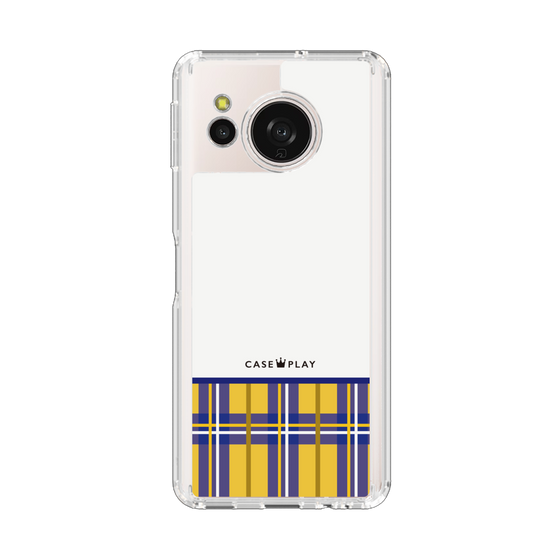 Slim Protection Case［ CASEPLAY Tartan Check - Yellow ］