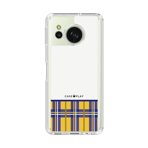 Slim Protection Case［ CASEPLAY Tartan Check - Yellow ］