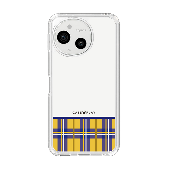 Slim Protection Case［ CASEPLAY Tartan Check - Yellow ］