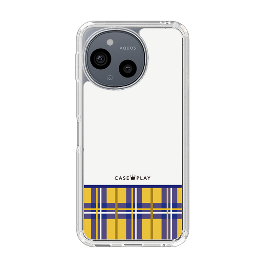 Slim Protection Case［ CASEPLAY Tartan Check - Yellow ］