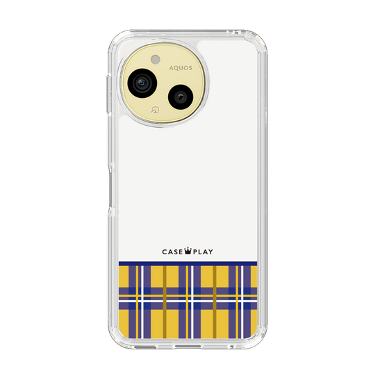 Slim Protection Case［ CASEPLAY Tartan Check - Yellow ］