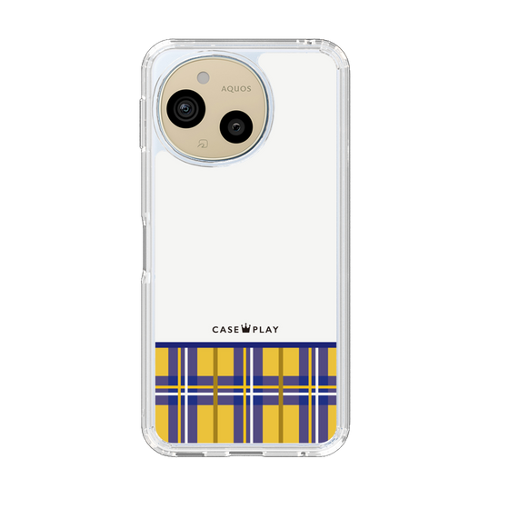 Slim Protection Case［ CASEPLAY Tartan Check - Yellow ］