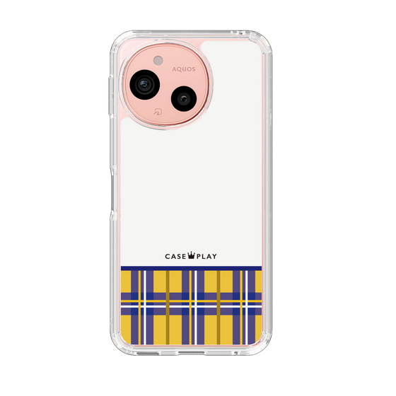 Slim Protection Case［ CASEPLAY Tartan Check - Yellow ］