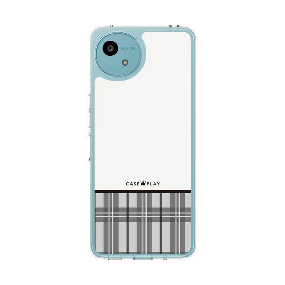Slim Protection Case［ CASEPLAY Tartan Check - Gray ］