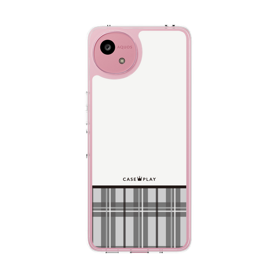 Slim Protection Case［ CASEPLAY Tartan Check - Gray ］