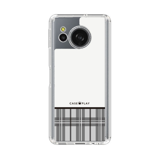 Slim Protection Case［ CASEPLAY Tartan Check - Gray ］