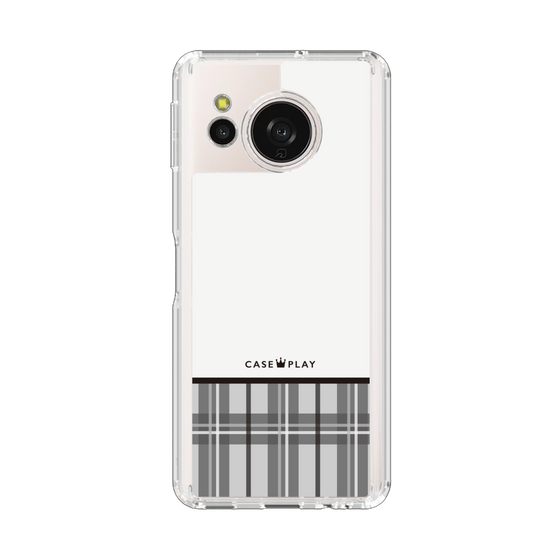 Slim Protection Case［ CASEPLAY Tartan Check - Gray ］