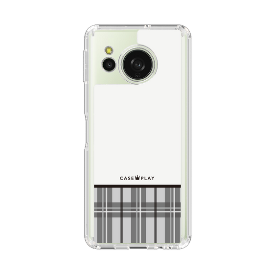 Slim Protection Case［ CASEPLAY Tartan Check - Gray ］