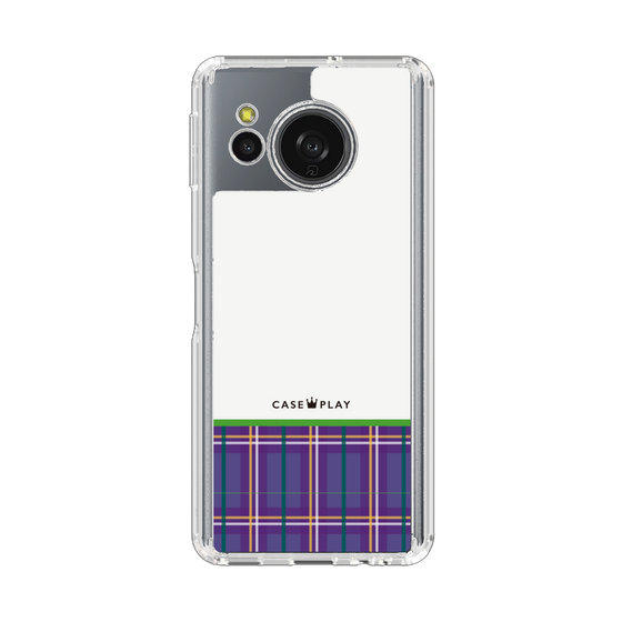 Slim Protection Case［ CASEPLAY Tartan Check - Purple ］