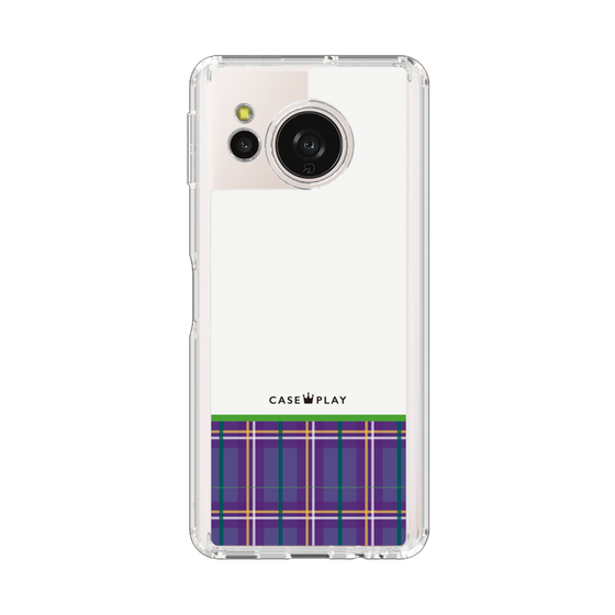 Slim Protection Case［ CASEPLAY Tartan Check - Purple ］