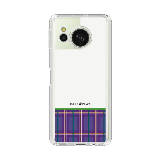 Slim Protection Case［ CASEPLAY Tartan Check - Purple ］