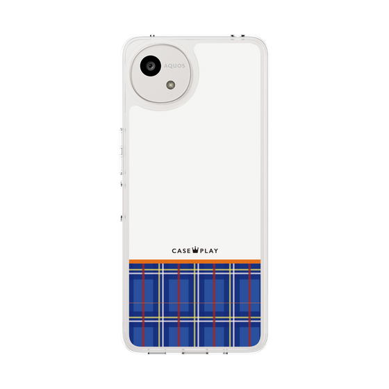 Slim Protection Case［ CASEPLAY Tartan Check - Blue ］