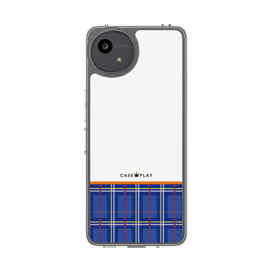 Slim Protection Case［ CASEPLAY Tartan Check - Blue ］