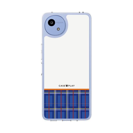 Slim Protection Case［ CASEPLAY Tartan Check - Blue ］