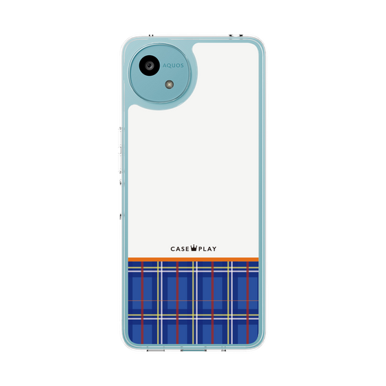 Slim Protection Case［ CASEPLAY Tartan Check - Blue ］