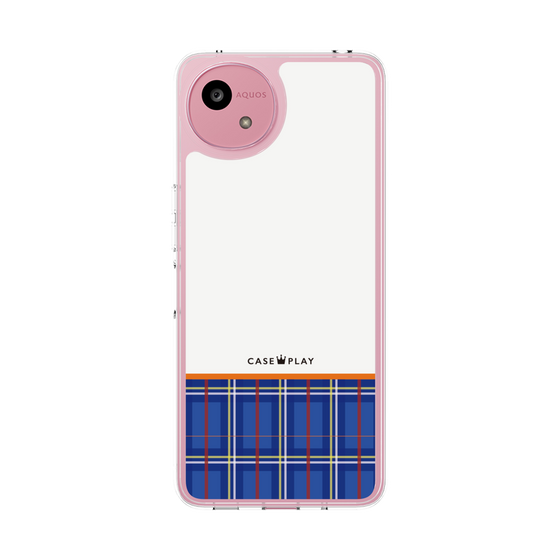Slim Protection Case［ CASEPLAY Tartan Check - Blue ］
