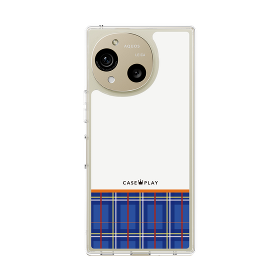 Slim Protection Case［ CASEPLAY Tartan Check - Blue ］