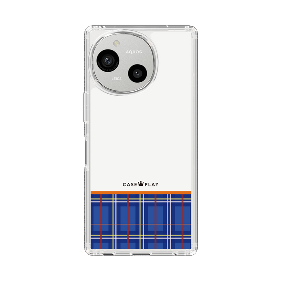 Slim Protection Case［ CASEPLAY Tartan Check - Blue ］