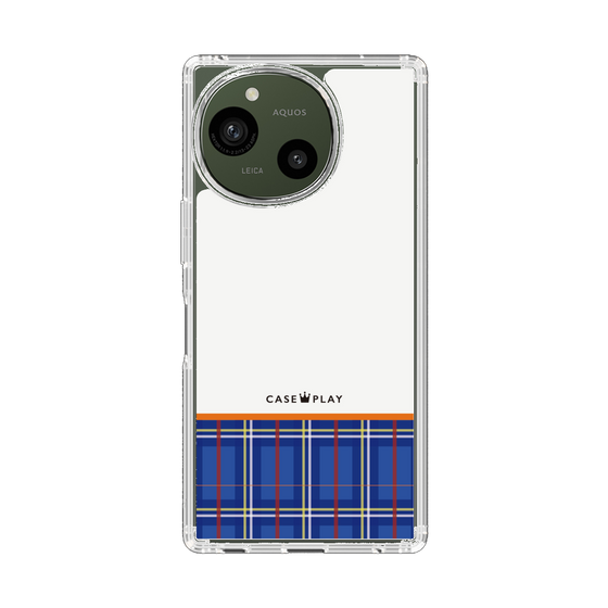 Slim Protection Case［ CASEPLAY Tartan Check - Blue ］