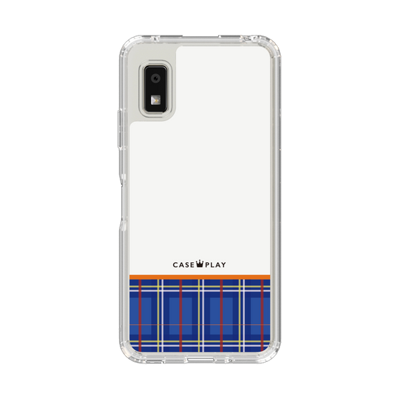 Slim Protection Case［ CASEPLAY Tartan Check - Blue ］
