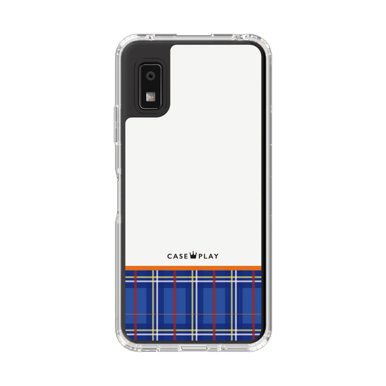 Slim Protection Case［ CASEPLAY Tartan Check - Blue ］