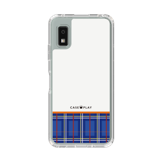 Slim Protection Case［ CASEPLAY Tartan Check - Blue ］