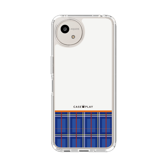 Slim Protection Case［ CASEPLAY Tartan Check - Blue ］