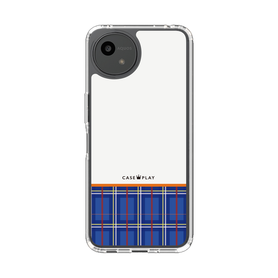 Slim Protection Case［ CASEPLAY Tartan Check - Blue ］
