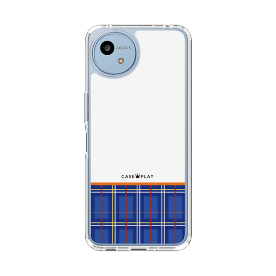 Slim Protection Case［ CASEPLAY Tartan Check - Blue ］