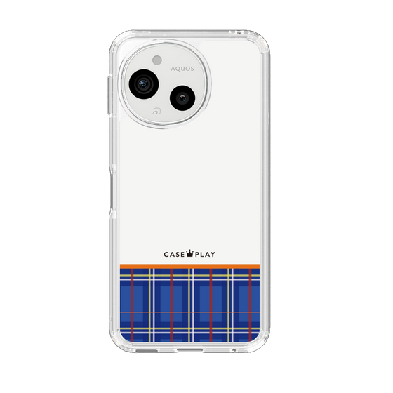 Slim Protection Case［ CASEPLAY Tartan Check - Blue ］