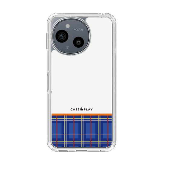 Slim Protection Case［ CASEPLAY Tartan Check - Blue ］