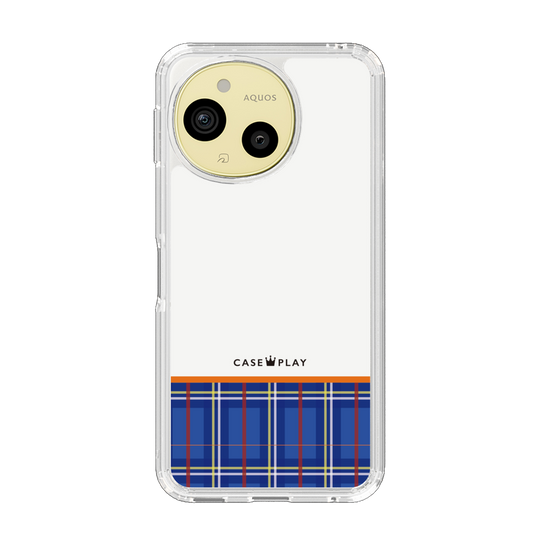 Slim Protection Case［ CASEPLAY Tartan Check - Blue ］