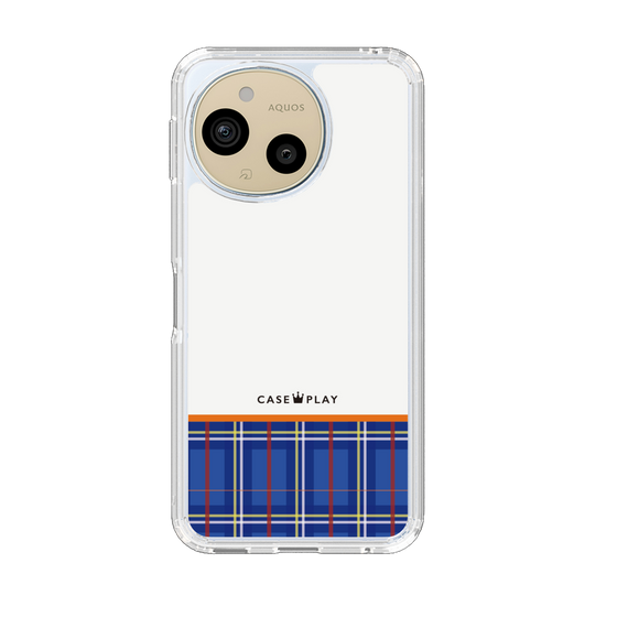 Slim Protection Case［ CASEPLAY Tartan Check - Blue ］