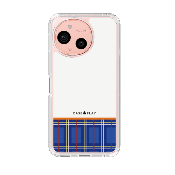 Slim Protection Case［ CASEPLAY Tartan Check - Blue ］
