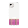 Slim Protection Case［ CASEPLAY Tartan Check - Pink ］
