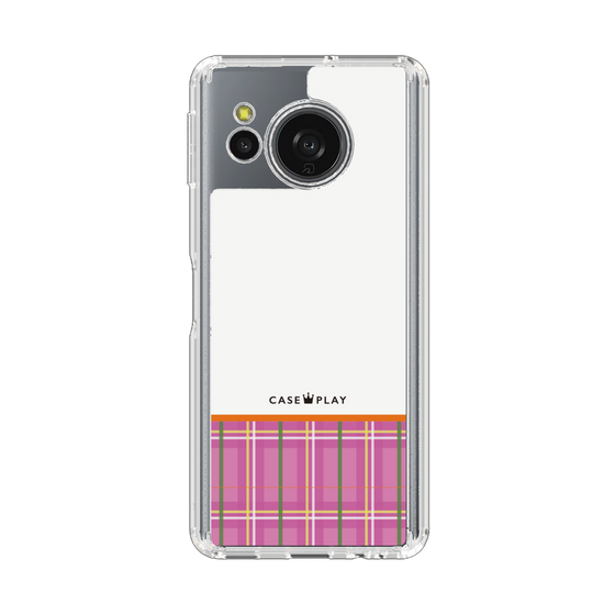 Slim Protection Case［ CASEPLAY Tartan Check - Pink ］