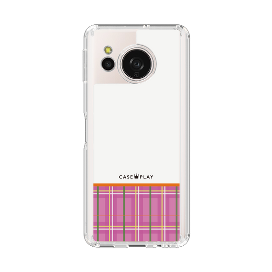 Slim Protection Case［ CASEPLAY Tartan Check - Pink ］