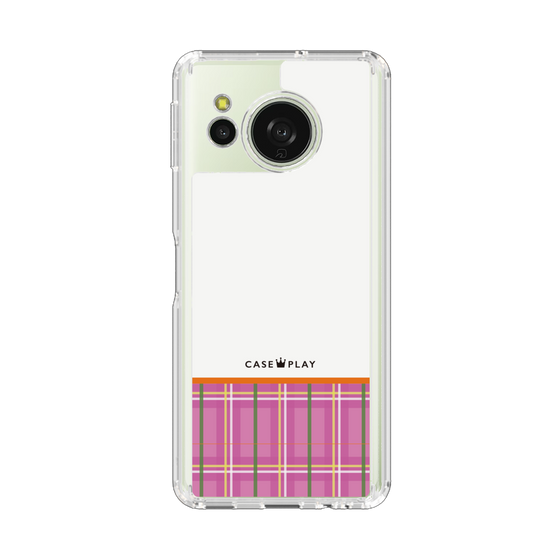 Slim Protection Case［ CASEPLAY Tartan Check - Pink ］