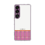 Slim Protection Case［ CASEPLAY Tartan Check - Pink ］