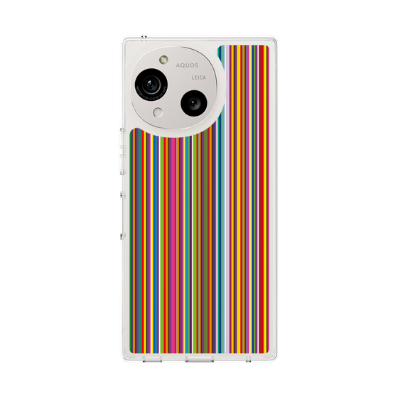 Slim Protection Case［ Colorful Stripe ］