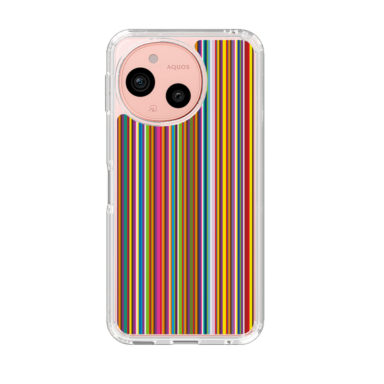 Slim Protection Case［ Colorful Stripe ］