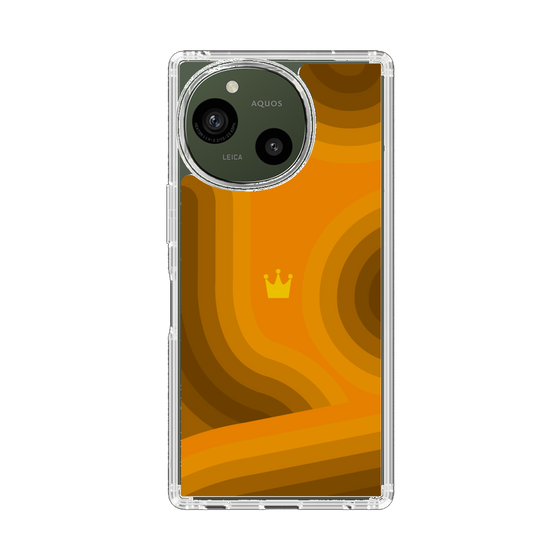 Slim Protection Case［ CASEPLAY Winding Pattern - Orange ］
