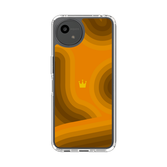 Slim Protection Case［ CASEPLAY Winding Pattern - Orange ］