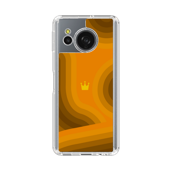 Slim Protection Case［ CASEPLAY Winding Pattern - Orange ］