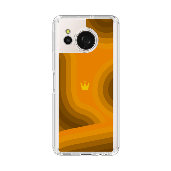 Slim Protection Case［ CASEPLAY Winding Pattern - Orange ］