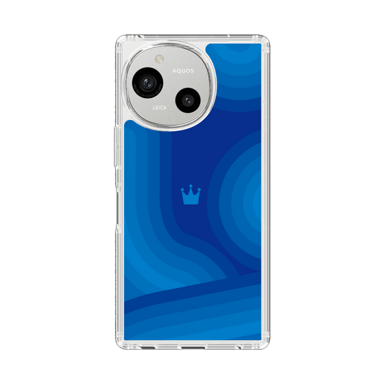 Slim Protection Case［ CASEPLAY Winding Pattern - Blue ］
