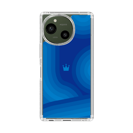 Slim Protection Case［ CASEPLAY Winding Pattern - Blue ］