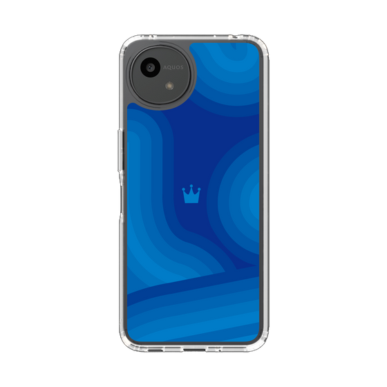 Slim Protection Case［ CASEPLAY Winding Pattern - Blue ］