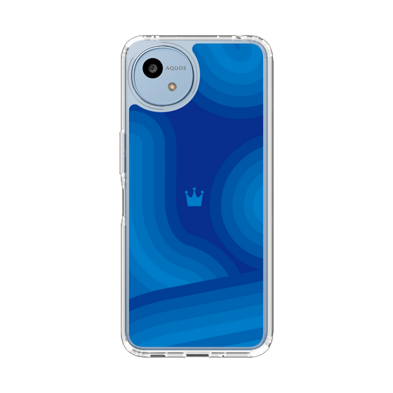 Slim Protection Case［ CASEPLAY Winding Pattern - Blue ］